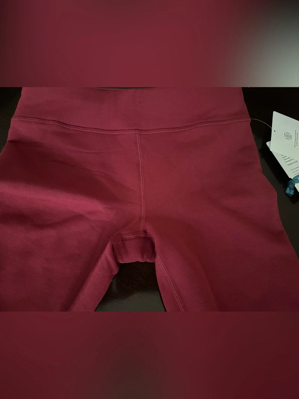 NWT Athleta Girl Maroon Polartec Performance Leggings